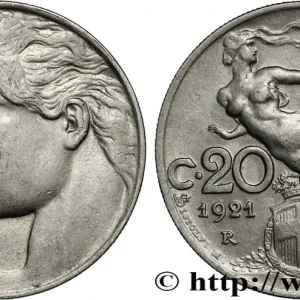 ITALIE 20 Centesimi allégorie de la Liberté 1921 Rome fwo_831566 Monde Solde