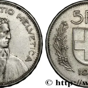 SUISSE 5 Francs Berger des alpes 1965 Berne - B fwo_831937 Monde Expédié Aujourd’hui