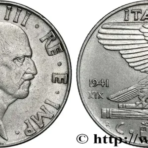 Original ITALIE 50 Centesimi Victor Emmanuel III an XIX 1941 Rome - R fwo_833964 Monde