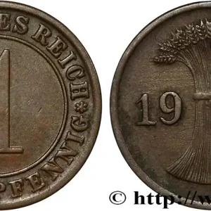 ALLEMAGNE 1 Reichspfennig 1933 Berlin fwo_834013 Monde Livraison Gratuite