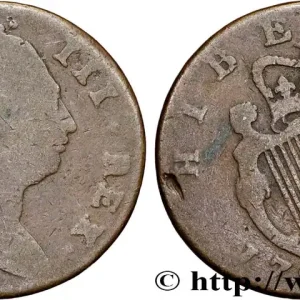 IRLANDE 1 Penny Georges III 1775 fwo_834400 Monde Marque