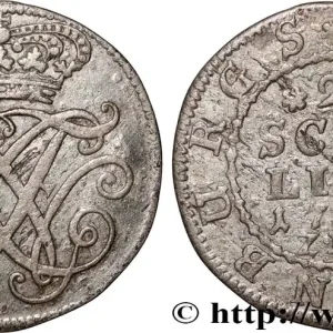 ALLEMAGNE - GRAND-DUCHÉ DE MECKLEMBOURG-SCHWERIN - FRÉDÉRIC-GUILLAUME 2 Schillings 1704 fwo_836567 Monde Expédition Rapide