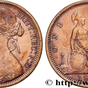 Nouvelle Collection ROYAUME-UNI 1 Penny Victoria “Bun Head” 1866 fwo_838054 Monde