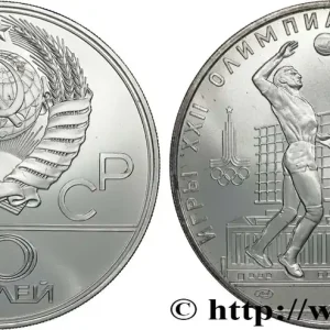 Produit De Marque RUSSIE - URSS 10 Roubles Proof Jeux Olympiques de Moscou, Volley-ball 1979 Léningrad fwo_841426 Monde