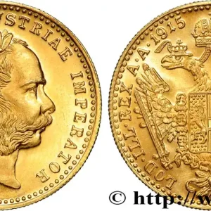 OR, PALLADIUM ET PLATINE INVESTISSEMENT 1 Ducat refrappe moderne François-Joseph Ier 1915 fwo_847607 Monde Gros Lot