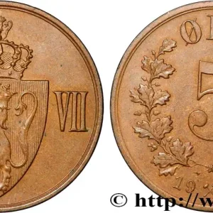 Acheter Direct NORVÈGE 5 Ore Haakon VII 1907 fwo_848271 Monde