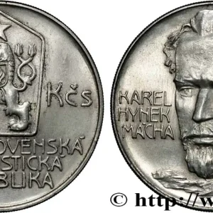 Livraison Gratuite TCHÉCOSLOVAQUIE 100 Korun 150e anniversaire de la mort de Karel Hynek Mácha 1986 fwo_845706 Monde