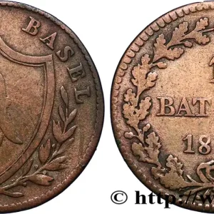 SUISSE - CONFÉDÉRATION HELVÉTIQUE - CANTON DE BÂLE 1 Batzen - Canton de Bâle 1810 fwo_406994 Monde Exclusif