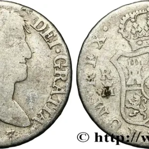 ESPAGNE 2 Reales Ferdinand VII 1813 Madrid fwo_437247 Monde Super Prix