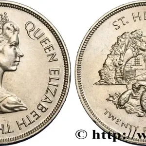 SAINTE HÉLÈNE 25 Pence Jubilé d’Élisabeth II 1977 fwo_440509 Monde Achetez Aujourd’hui