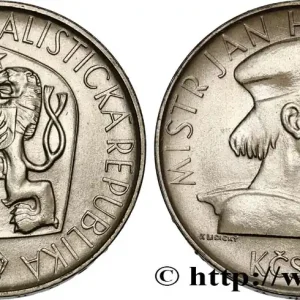 TCHÉCOSLOVAQUIE 10 Korun 550e anniversaire de la mort de Jan Huis 1965 fwo_468416 Monde Retour Gratuit