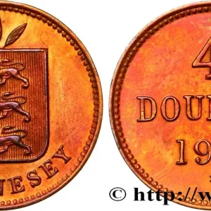 GUERNESEY 4 Doubles 1910 Heaton fwo_477152 Monde Paiement Sécurisé