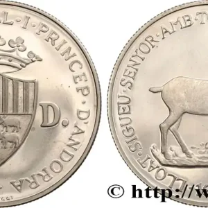 Commande En Gros ANDORRE (PRINCIPAUTÉ) 20 Diners Proof chamois 1984 fwo_501429 Monde