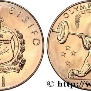 Achat Immédiat SAMOA Ouest 1 Tala emblème / haltérophilie 1976 fwo_515758 Monde