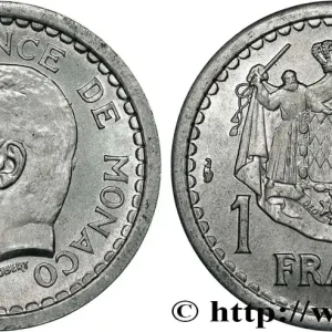 Seulement Aujourd’hui MONACO 1 Franc Louis II (1943) Paris fwo_736613 Monde