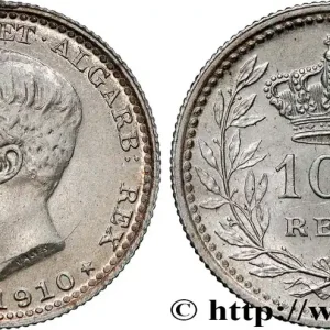 Offre Limitée PORTUGAL 100 Reis Emmanuel II 1910 fwo_774304 Monde