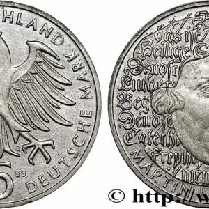 ALLEMAGNE 5 Mark Proof Martin Luther 1983 Karlsruhe fwo_784491 Monde Vente Flash
