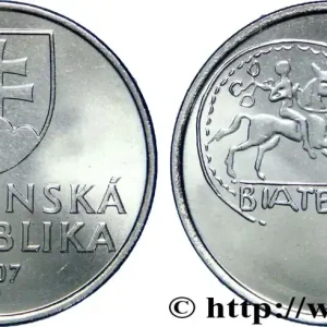 SLOVAQUIE 5 Koruna monnaie celte de Biatec 2007 fwo_819163 Monde Commander Maintenant