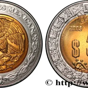 MEXIQUE 5 Pesos aigle 2005 Mexico fwo_824521 Monde Expédition Rapide