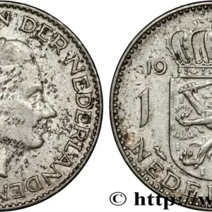 Solde PAYS-BAS 1 Gulden Juliana 1955 Utrecht fwo_828062 Monde