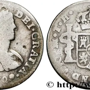 Livraison Gratuite MEXIQUE 1/2 Real Ferdinand VII 1809 Mexico fwo_834227 Monde