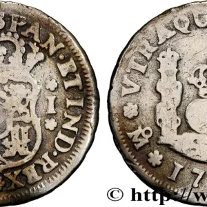 Usine Directe MEXIQUE 1 Real Philippe V 1734 Mexico fwo_834230 Monde