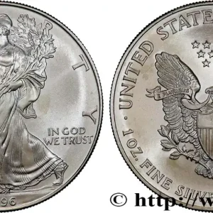 Acheter En Ligne ÉTATS-UNIS D'AMÉRIQUE 1 Dollar type Silver Eagle 1996 fwo_835700 Monde