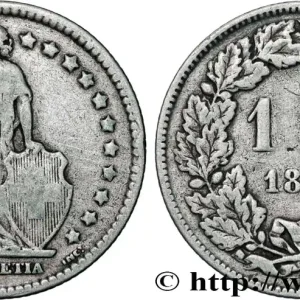 Acheter En Ligne SUISSE 1 Franc Helvetia 1877 Berne fwo_840718 Monde