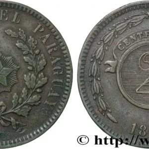PARAGUAY 2 Centesimos 1870 Birmingham fwo_841433 Monde Fait Main