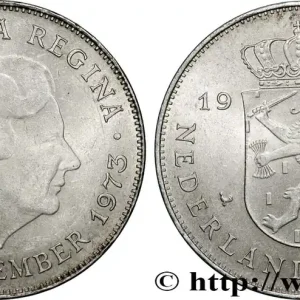 PAYS-BAS 10 Gulden 25e anniversaire de règne, reine Juliana 1973 Utrecht fwo_841681 Monde Offre Exclusive