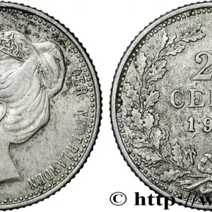 PAYS-BAS 25 Cents Wilhelmine 1904 Utrecht fwo_841782 Monde Livraison Express