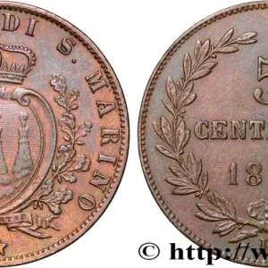 Retour Gratuit SAINT-MARIN 5 Centesimi 1894 Rome fwo_841862 Monde