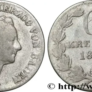 ALLEMAGNE - BADE 6 Kreuzer Léopold Ier 1835 fwo_841935 Monde Édition Limitée