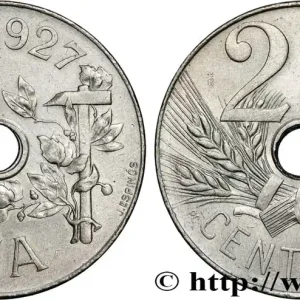 ESPAGNE 25 Centimos marteau / gerbe de blé 1927 fwo_841941 Monde Artisanat