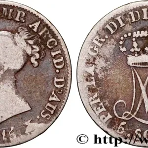 Certifié ITALIE - PARME ET PLAISANCE 5 Soldi Marie-Louise 1815 Milan fwo_841950 Monde