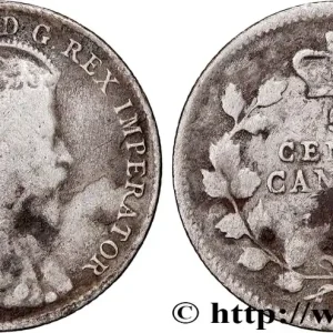 CANADA 5 Cents Édouard VII type à la couronne de Saint-Édouard 1902 Heaton fwo_842035 Monde Expédition Rapide