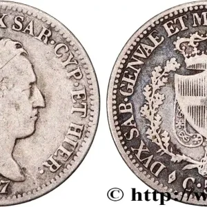 Vente Flash ITALIE - ROYAUME DE SARDAIGNE - CHARLES-FÉLIX 50 Centesimi  1827 Turin fwo_842153 Monde