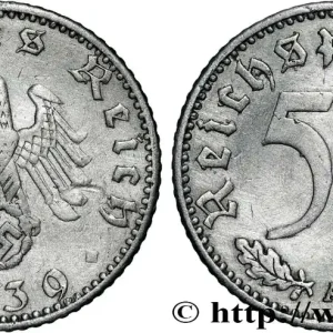 Nouvelle Collection ALLEMAGNE 50 Reichspfennig 1939 Berlin fwo_843098 Monde