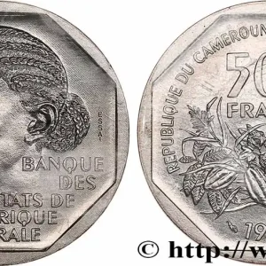 CAMEROUN Essai de 500 Francs femme légende bilingue 1985 Paris fwo_845750 Monde Pas Cher
