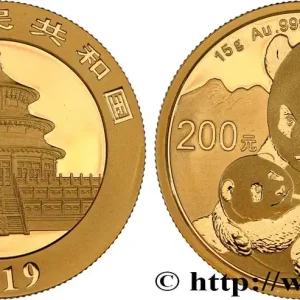 OR, PALLADIUM ET PLATINE INVESTISSEMENT 200 Yuan Proof Panda 2019 fwo_849038 Monde Livraison Express