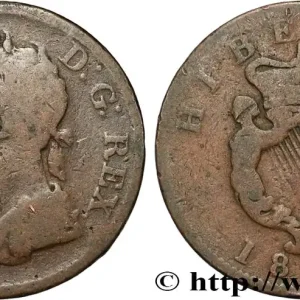 IRLANDE 1/2 Penny Georges IV 1822 fwo_849103 Monde Livraison Express