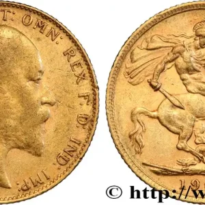 OR, PALLADIUM ET PLATINE INVESTISSEMENT 1 Souverain Edouard VII 1906 Londres fwo_849230 Monde Seulement Aujourd’hui