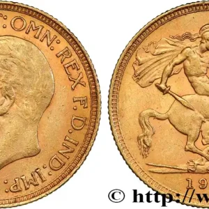 OR, PALLADIUM ET PLATINE INVESTISSEMENT 1 Souverain Georges V 1929 Afrique du Sud fwo_849232 Monde Réduction