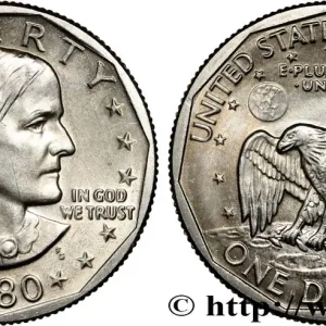 ÉTATS-UNIS D'AMÉRIQUE 1 Dollar Susan B. Anthony 1980 San Francisco - S fwo_849479 Monde Affaire À Saisir