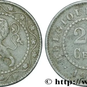 BELGIQUE 25 Centimes 1916 fwo_849484 Monde Promotion Saisonnière