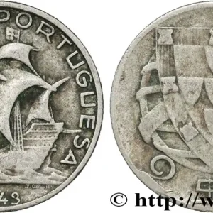 PORTUGAL 2 1/2 Escudos 1943 fwo_849503 Monde Satisfait Ou Remboursé