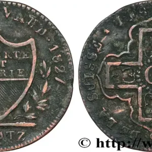 SUISSE - CANTON DE VAUD 1 Batzen 1827 Lausanne fwo_849542 Monde Usine Directe