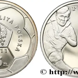 Soldes POLOGNE 5 Zlotych série Clubs de Football : aigle / Polonia de Varsovie 2011 fwo_850146 Monde