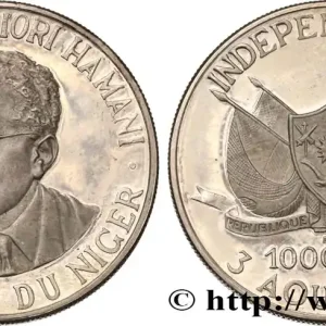 NIGER - RÉPUBLIQUE - HAMANI DIORI Essai de 1000 Francs 1960 Paris fwo_500685 Monde Réduction