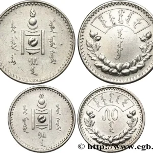 MONGOLIE Lot de 1 Tugrik et 50 Mongo 1925 Léningrad fwo_536427 Monde Promotion